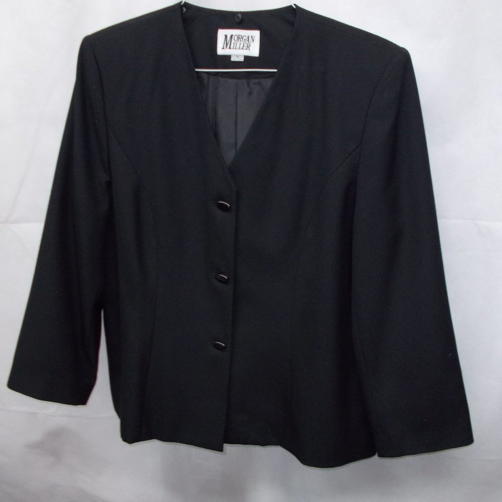 EUC, Morgan Miller black blazer/jacket size 16
